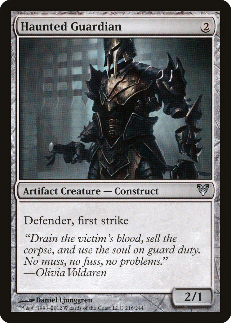 Haunted Guardian (AVR-216)  Foil - Avacyn Restored