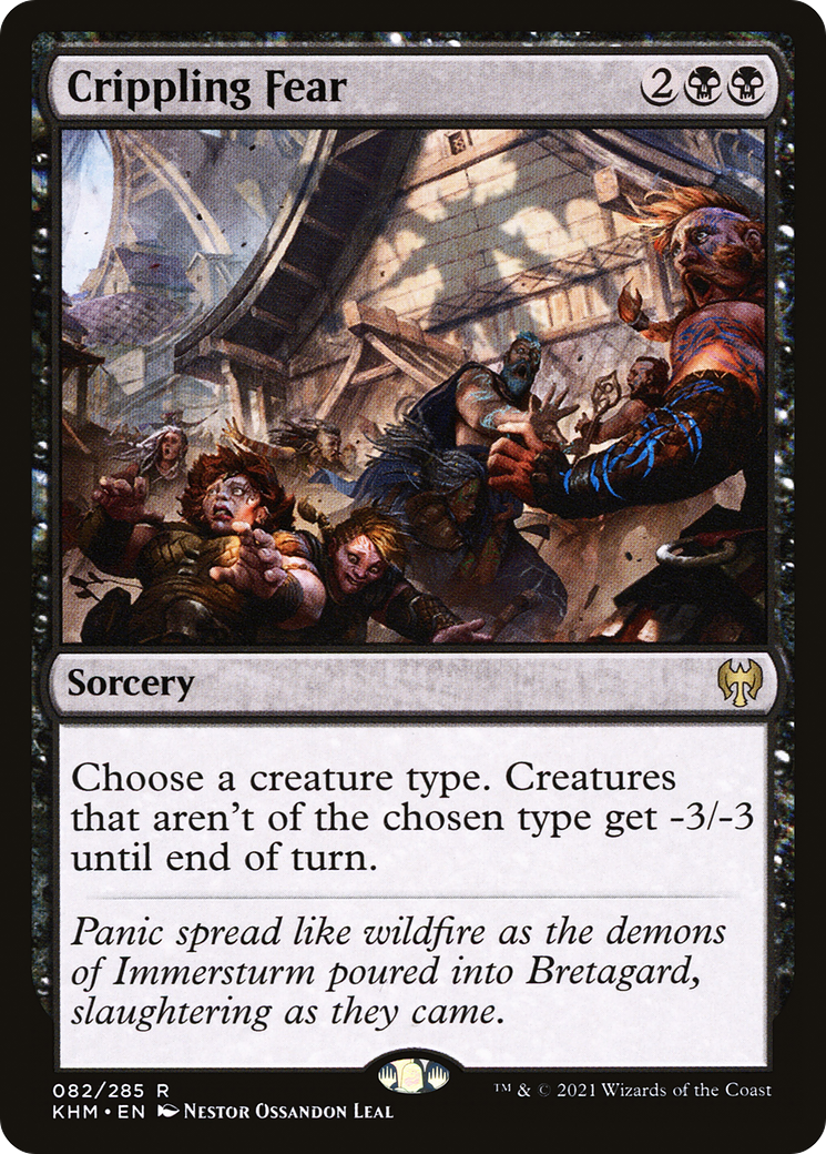 Crippling Fear (KHM-082)  Foil - Kaldheim