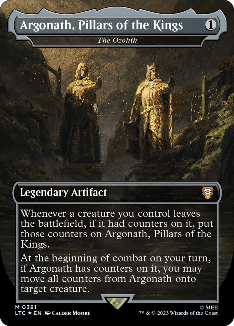 Argonath, Pillars of the Kings - The Ozolith (Surge Foil) (LTC-381)  Foil - Tales of Middle-earth Commander / Argonath, Pillars of the Kings (Borderless)