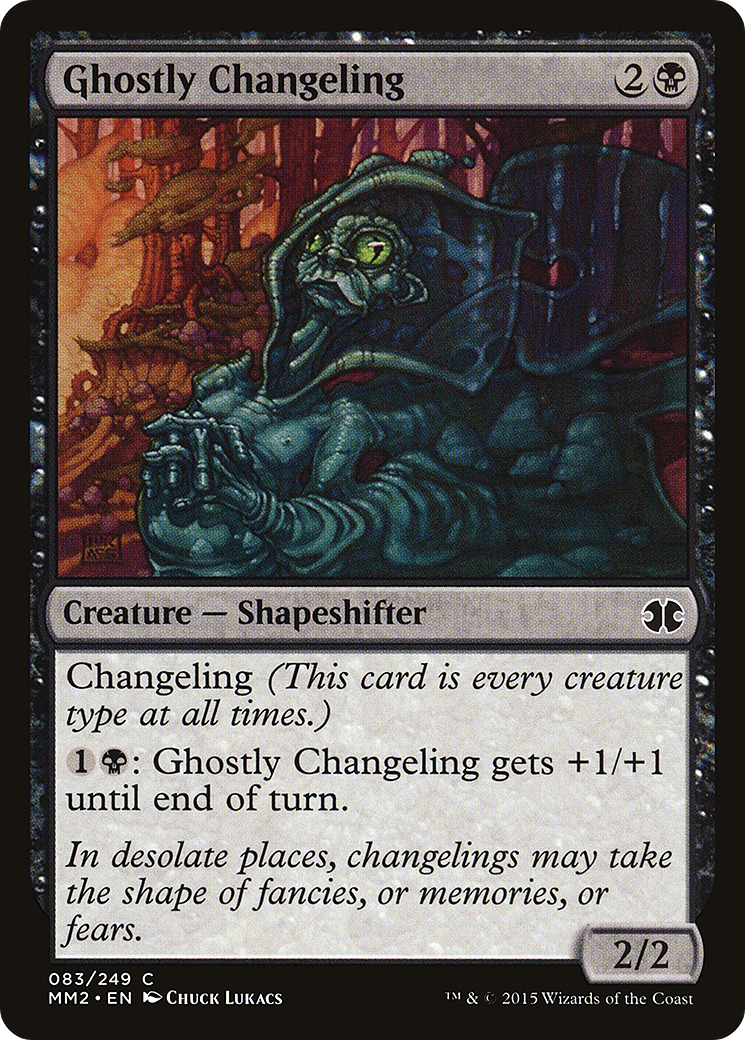 Ghostly Changeling (MM2-083)  Foil - Modern Masters 2015