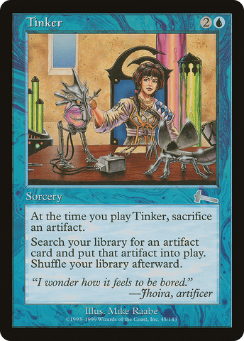 Tinker (ULG-045)  Foil - Urza's Legacy