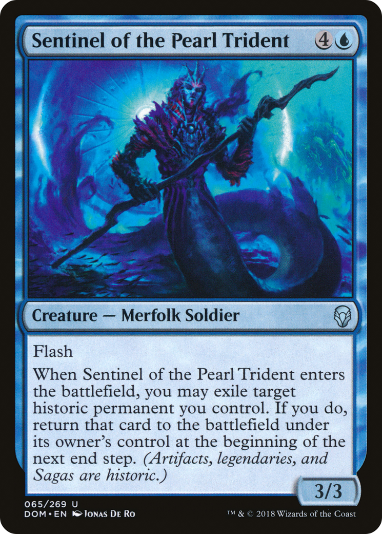 Sentinel of the Pearl Trident (DOM-065)  Foil - Dominaria