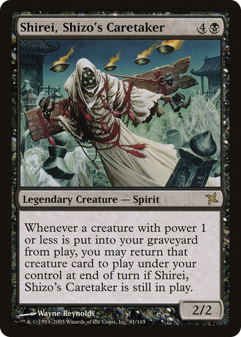 Shirei, Shizo's Caretaker (BOK-081)  Foil - Betrayers of Kamigawa