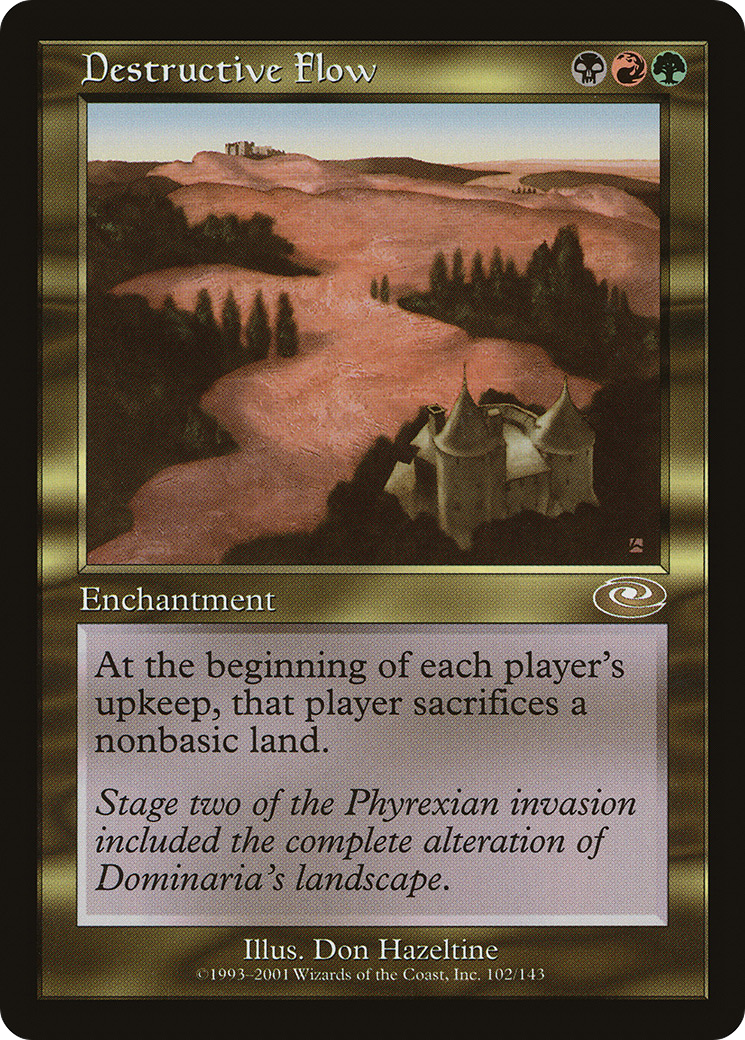 Destructive Flow (PLS-102)  Foil - Planeshift