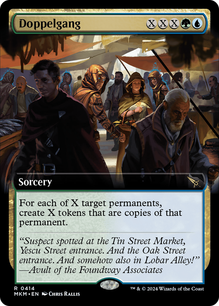 Doppelgang (Extended Art) (MKM-414)  Foil - Murders at Karlov Manor: (Extended Art)