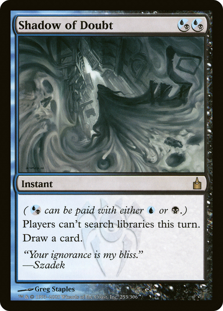 Shadow of Doubt (RAV-253)  - Ravnica: City of Guilds