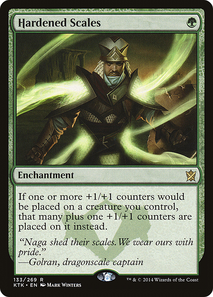 Hardened Scales (KTK-133)  Foil - Khans of Tarkir