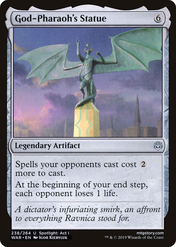 God-Pharaoh's Statue (WAR-238)  Foil - War of the Spark