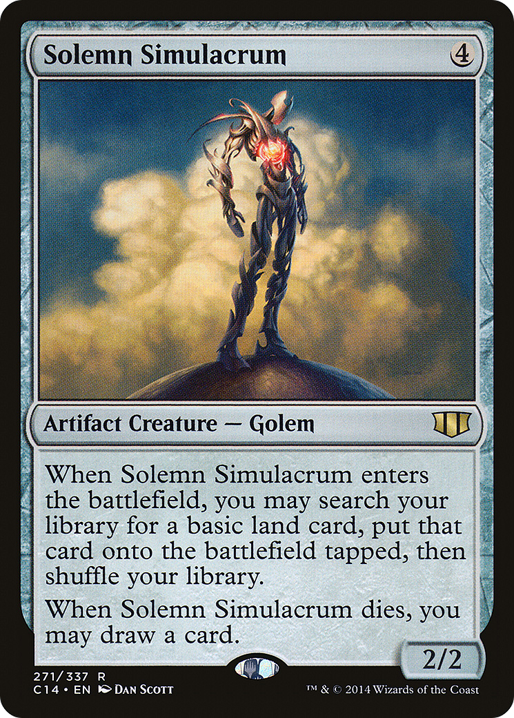 Solemn Simulacrum (C14-271)  - Commander 2014