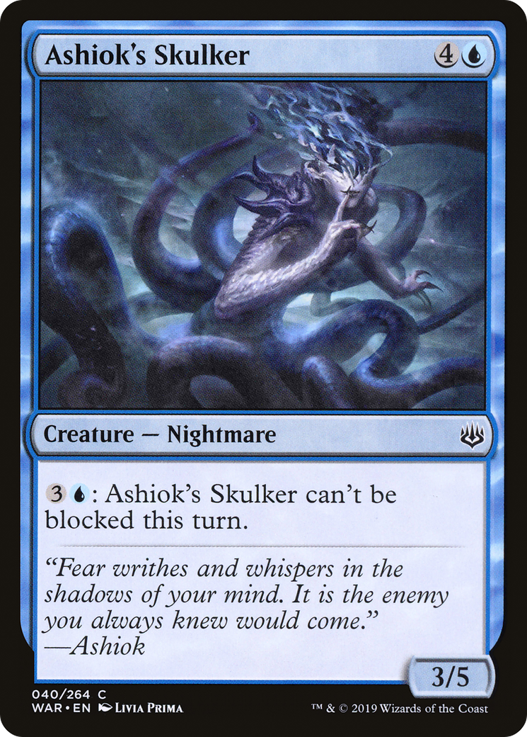 Ashiok's Skulker (WAR-040)  Foil - War of the Spark