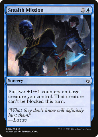Stealth Mission (WAR-070)  Foil - War of the Spark