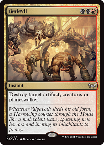 Bedevil (DSC-084)  - Duskmourn: House of Horror Commander