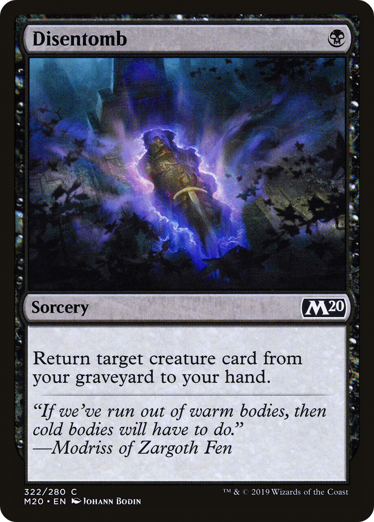 Disentomb (M20-322)  - Core Set 2020