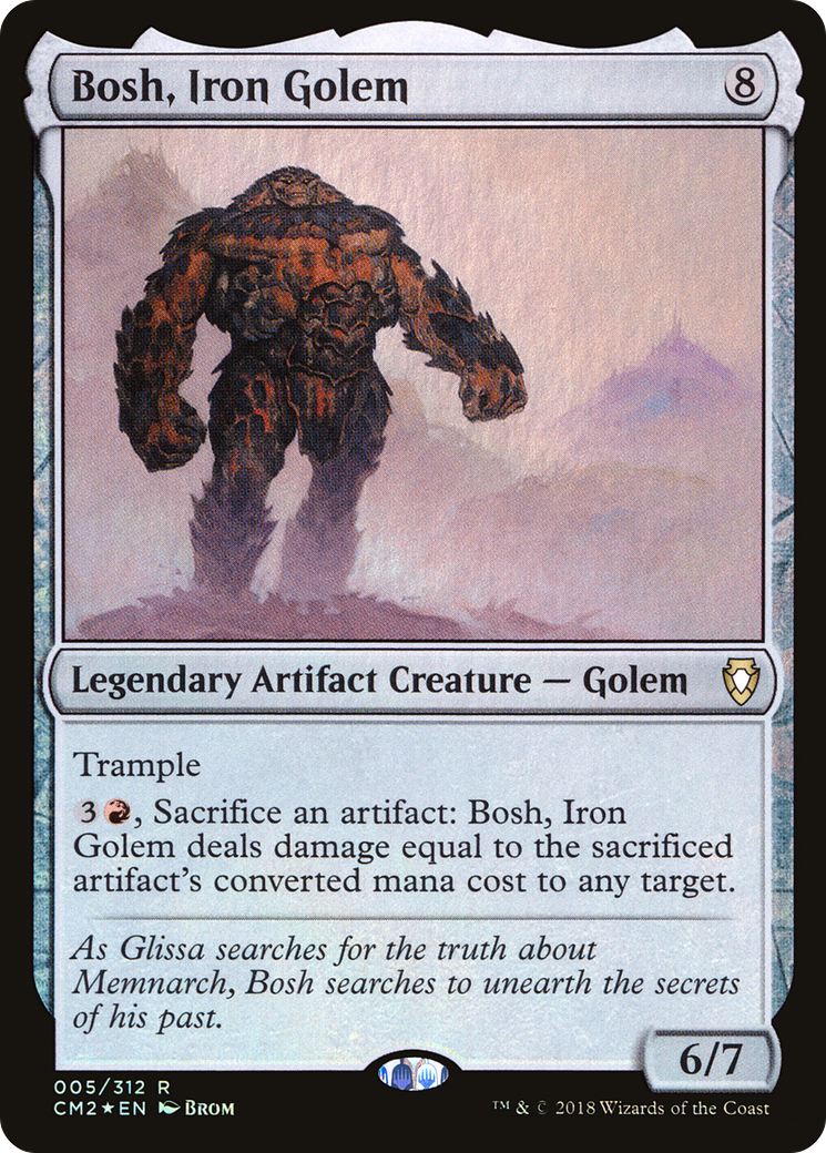 Bosh, Iron Golem (CM2-005)  Foil - Commander Anthology Volume II