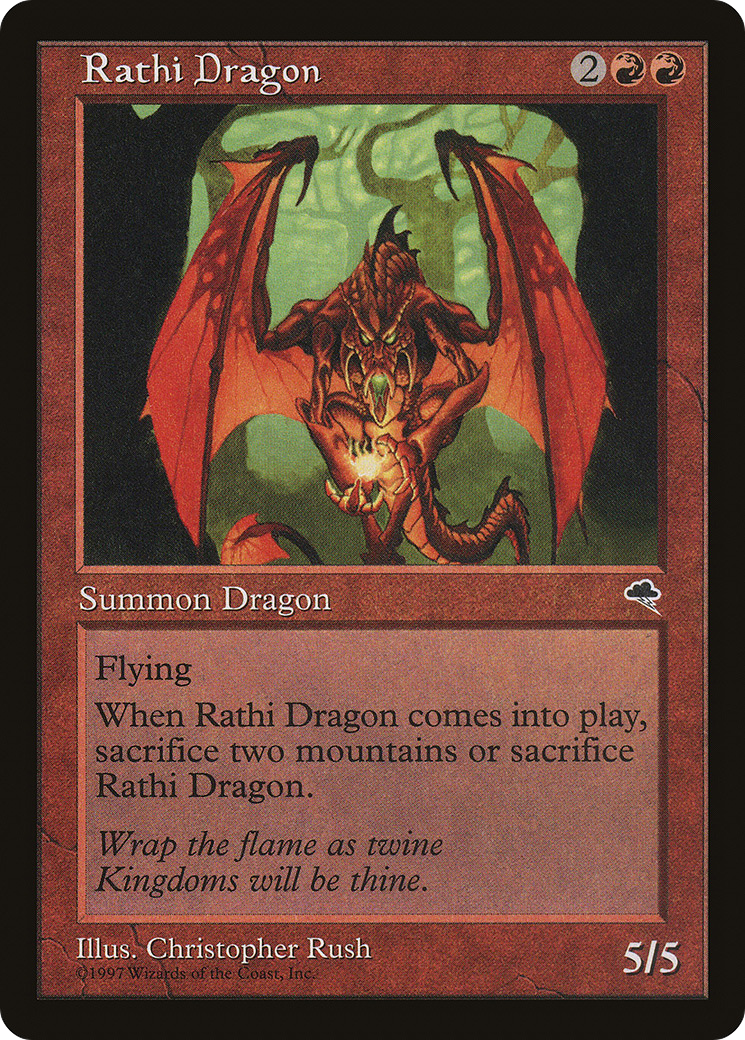 Rathi Dragon (TMP-196)  - Tempest