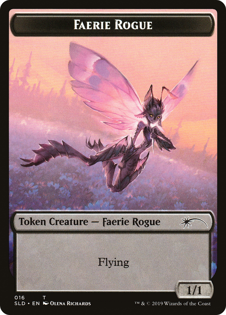 Faerie Rogue Token (016) (SLD-016)  - Secret Lair Drop
