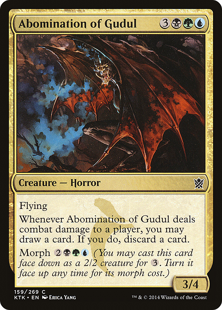 Abomination of Gudul (KTK-159)  Foil - Khans of Tarkir