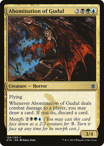 Abomination of Gudul (KTK-159)  Foil - Khans of Tarkir
