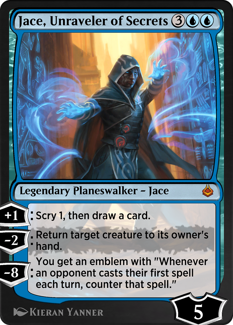 Jace, Unraveler of Secrets (AKR-065)  - Amonkhet Remastered