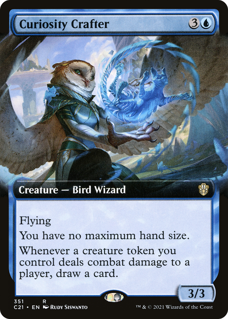 Curiosity Crafter (Extended Art) (C21-351)  - Commander 2021: (Extended Art)
