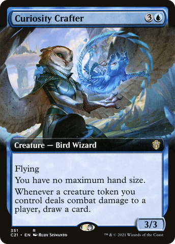 Curiosity Crafter (Extended Art) (C21-351)  - Commander 2021: (Extended Art)