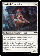 Spirited Companion (CMM-838)  - Commander Masters: (enchantment)