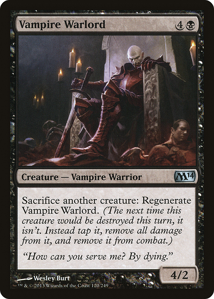 Vampire Warlord (M14-120)  Foil - Magic 2014