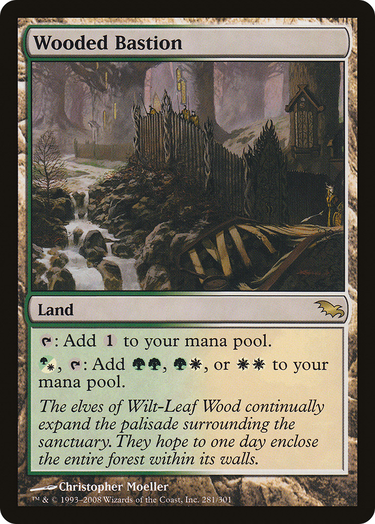 Wooded Bastion (SHM-281) - Shadowmoor Foil