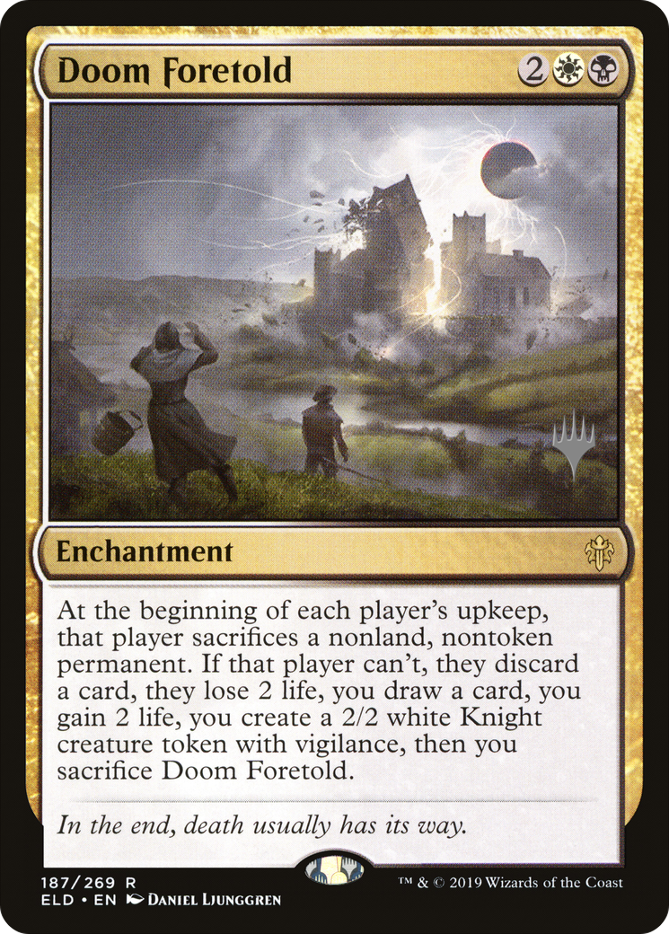 Doom Foretold (PPELD-187P)  Foil - Throne of Eldraine Promos