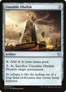 Unstable Obelisk (C17-229)  - Commander 2017