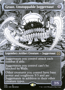 Graaz, Unstoppable Juggernaut (Borderless) (ONE-334)  - Phyrexia: All Will Be One: (Showcase)