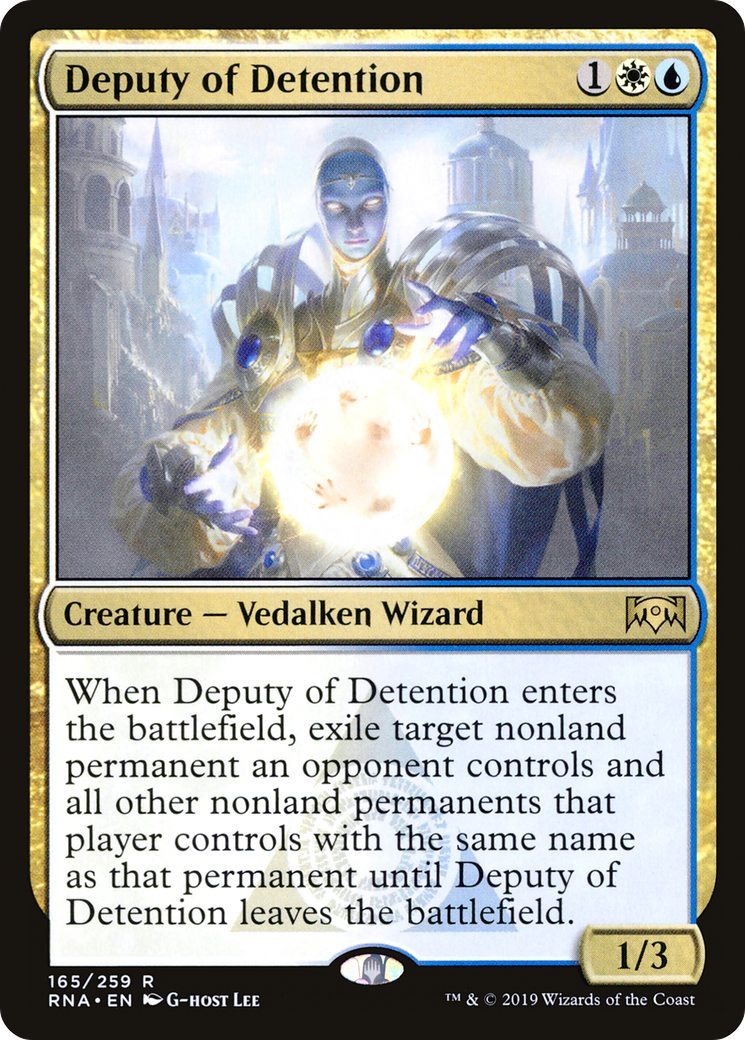 Deputy of Detention (RNA-165)  - Ravnica Allegiance