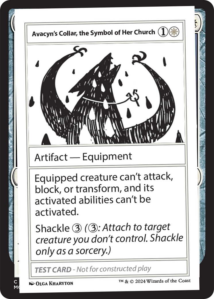 Avacyn's Collar, the Symbol of Her Church (MB2PC-)  - Mystery Booster 2
