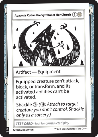 Avacyn's Collar, the Symbol of Her Church (MB2PC-)  - Mystery Booster 2