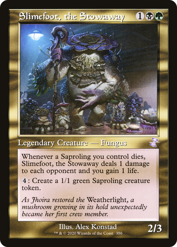 Slimefoot, the Stowaway (TSR-386)  Foil - Time Spiral Remastered