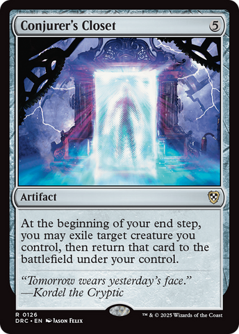 Conjurer's Closet (DRC-126)  - Commander: Aetherdrift