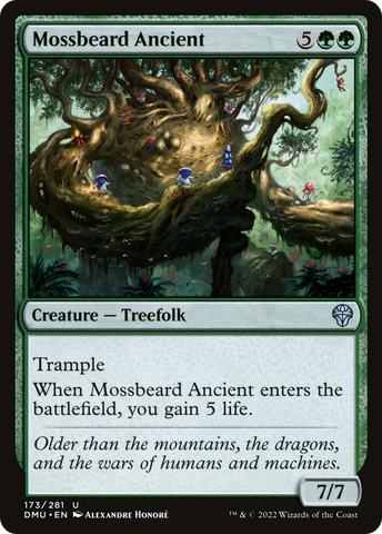 Mossbeard Ancient (DMU-173)  Foil - Dominaria United