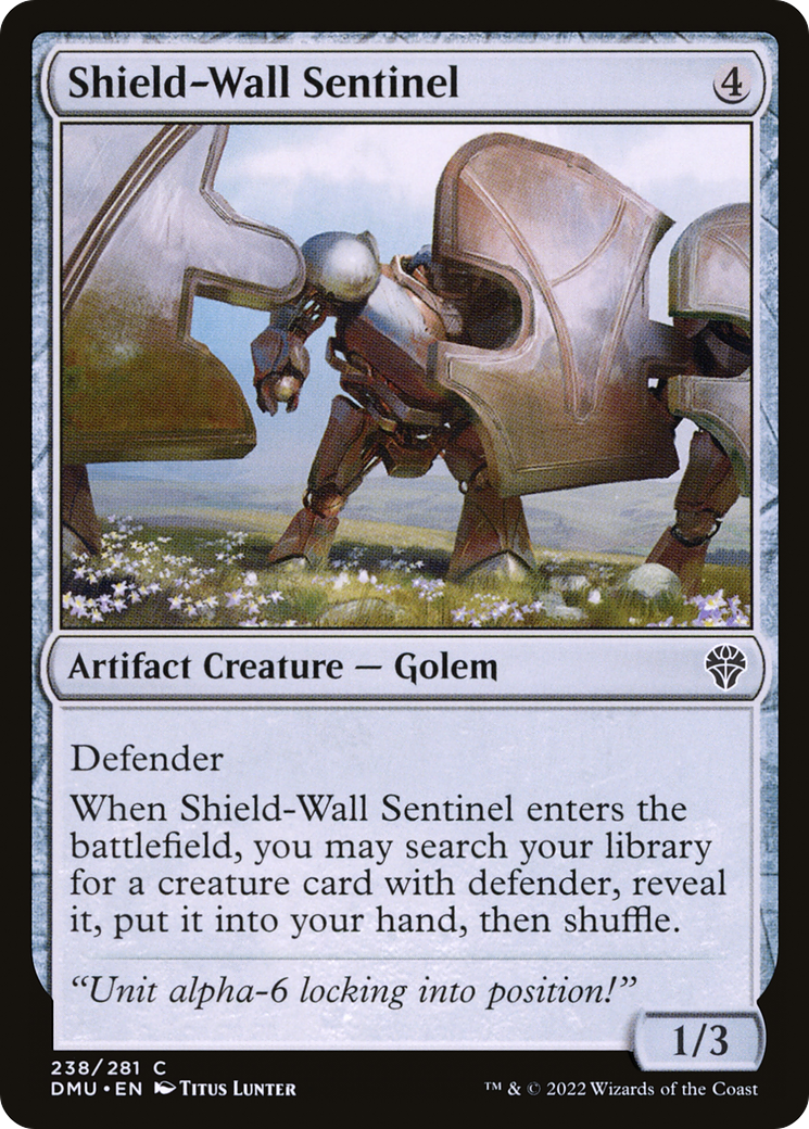 Shield-Wall Sentinel (DMU-238)  Foil - Dominaria United