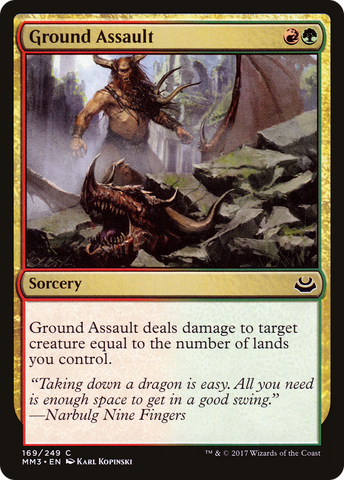 Ground Assault (MM3-169)  - Modern Masters 2017