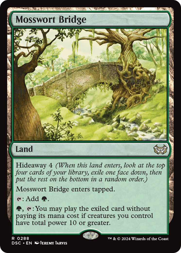 Mosswort Bridge (DSC-288)  - Duskmourn: House of Horror Commander