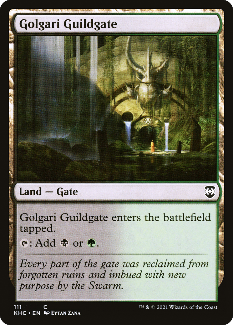 Golgari Guildgate (KHC-111)  - Kaldheim Commander