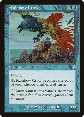 Rainbow Crow (INV-069) - Invasion Foil