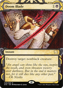 Doom Blade (STA-028)  Foil - Strixhaven Mystical Archive: (Showcase) (Borderless)