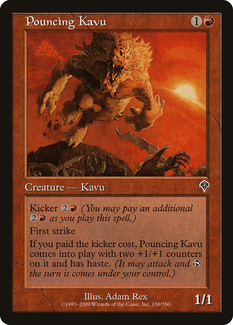 Pouncing Kavu (INV-158)  - Invasion