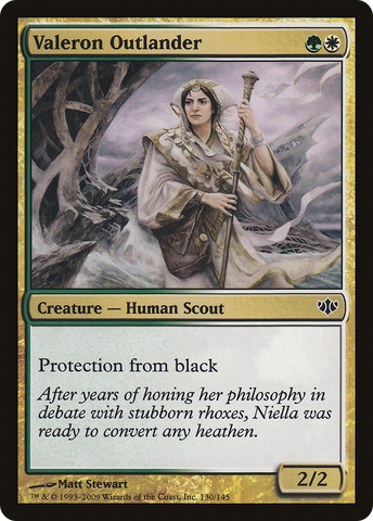 Valeron Outlander (CON-130)  Foil - Conflux