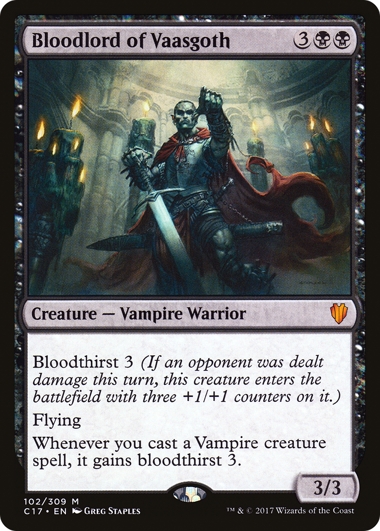 Bloodlord of Vaasgoth (C17-102)  - Commander 2017