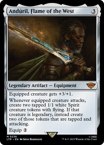 Anduril, Flame of the West (LTR-236)  - The Lord of the Rings: Tales of Middle-earth