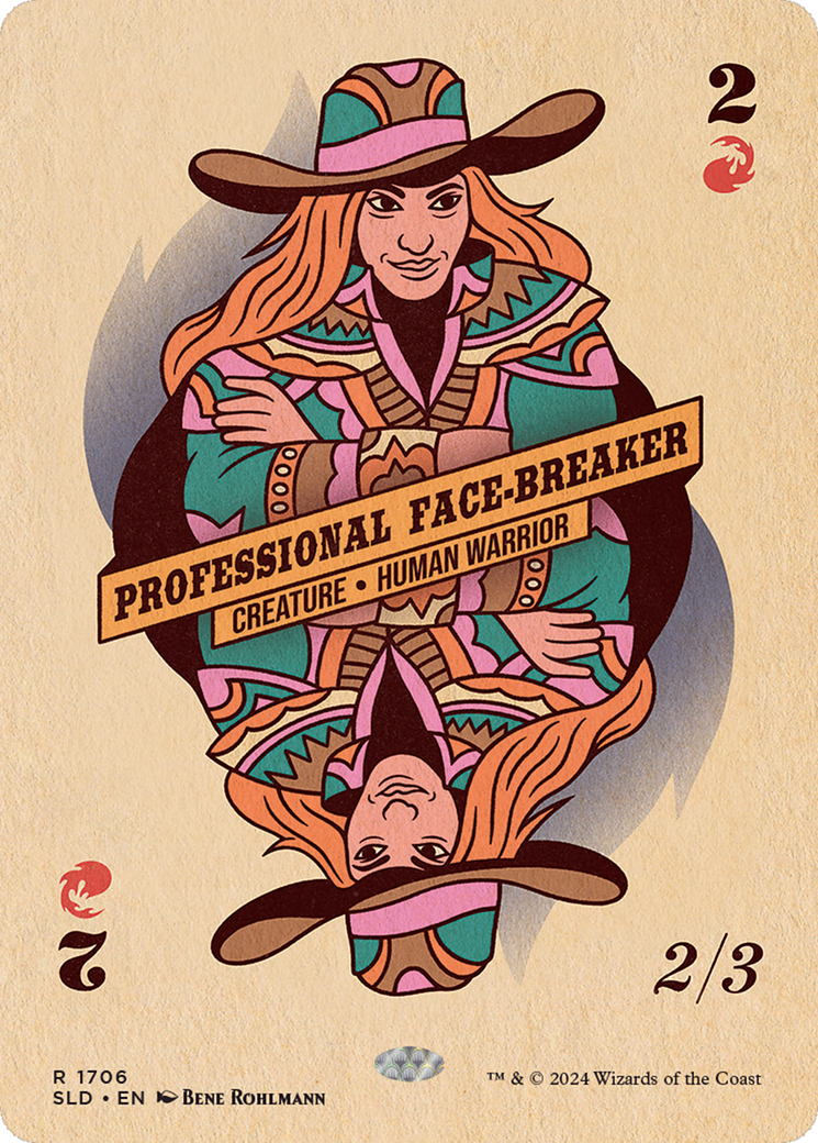 Professional Face-Breaker (SLD-1706)  - Secret Lair Drop (Borderless)