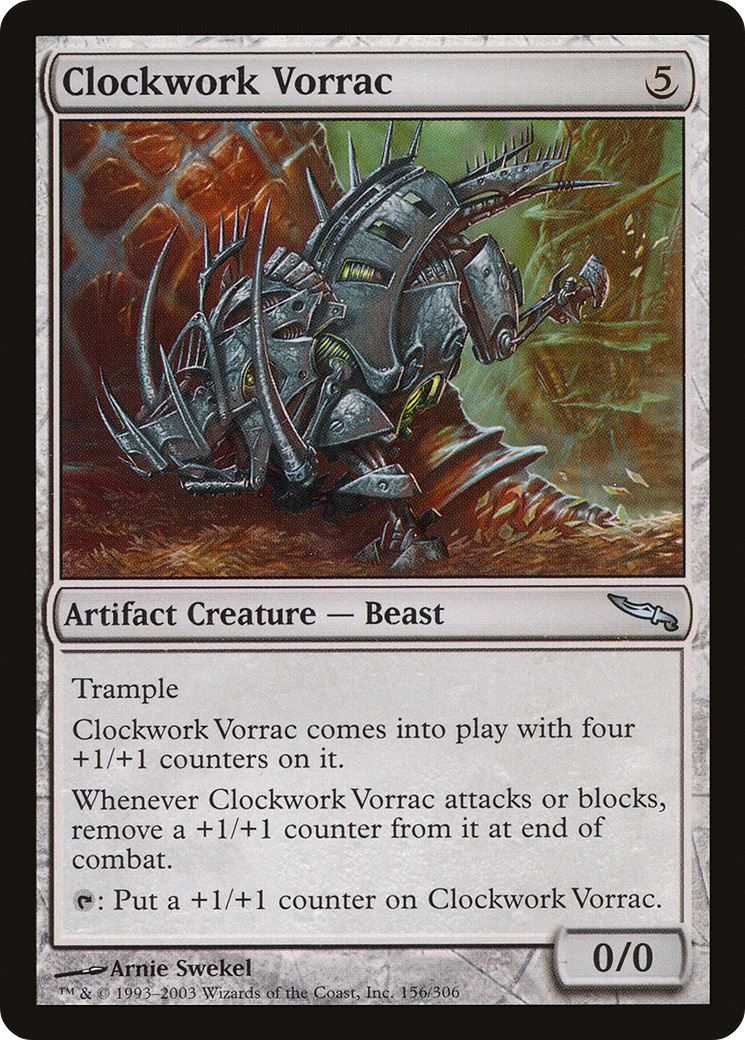 Clockwork Vorrac (MRD-156)  Foil - Mirrodin
