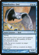 Rimefeather Owl (CSP-042)  Foil - Coldsnap